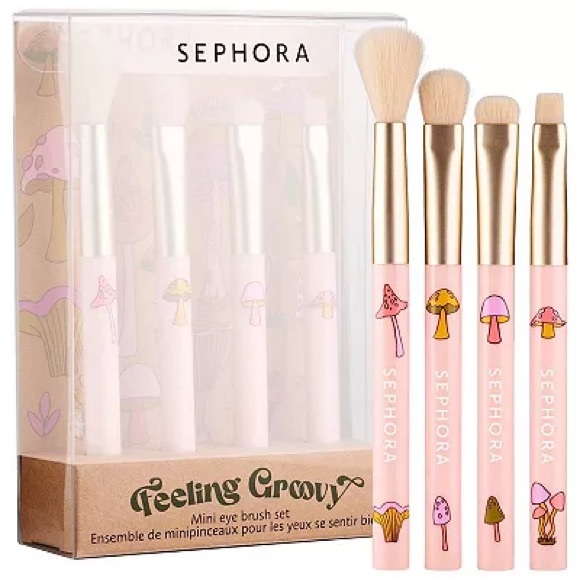 Sephora Other - 🎉🍄HOST PICK🍄🎉SEPHORA COLLECTION Feeling Groovy Mini Eye Brush Set, LTD ED!!
